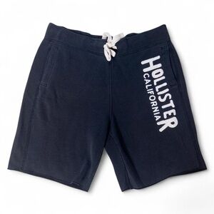 Y2K Hollister California Black Sweat Shorts Size L Casual Logo Lounge Shorts